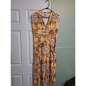 Anthropologie The Odells Kavala Jumpsuit Suntan Size Small MSRP $268